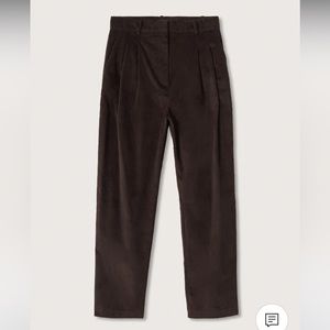 Mango Brown Corduroy Pants Trousers